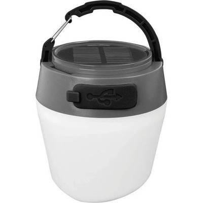 Brunner Sonnik Solarleuchte 200lm Camping Lampe Outdoor USB Ladefunktion Grau