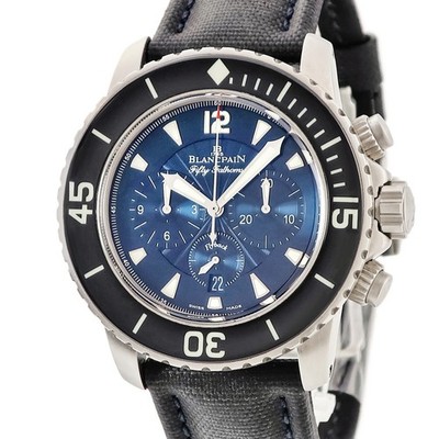 BLANCPAIN Fifty Fathoms Flyback Chronograph 5085FB-1140-52B Blue Divers me