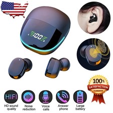 Wireless Earbuds, Bluetooth5.3 Headphones Stereo Playback Ear Buds Touch Control