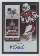 2015 Panini Contenders Rookie Playoff Ticket /199 JJ Nelson (Base) #143 Auto u0u