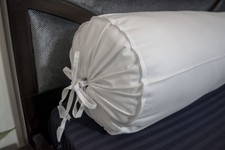 HANDICRAFTS Cotton 240TC - Bolster Cover Full Round Removable Cover for Neck ...