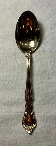 Gorham Alencon Lace Sterling Silver Spoon - No Mono