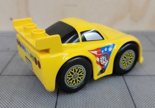 Lego Duplo Disney Movie Cars Race Car (ONLY) Vehicle Jeff Gorvette - Picture 3 of 3
