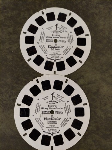2 Mickey Mouse Tyco View Master Viewers W/9 Reels 1989 - Picture 17 of 20