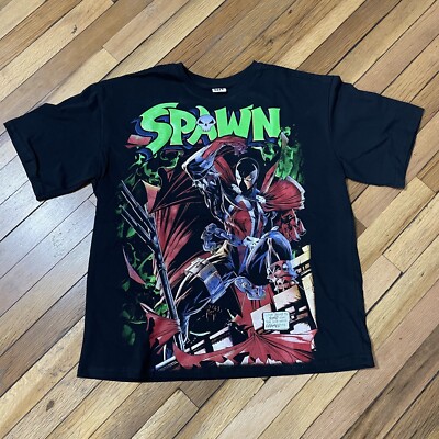 SPAWN T-Shirt Sz MEDIUM Resurreccion Screen Mexican Print LE/50