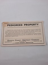 Dakota County abstract company  Dakota city Nebraska pedigreed property