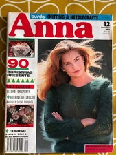 ANNA Burda Knitting & Needlecrafts Magazine - DEC 1993 -  crochet embroidery