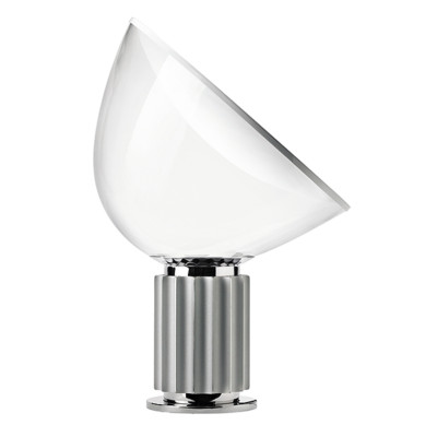 Flos, Taccia LED PMMA Silver, Achille and Pier Giacomo Castiglioni