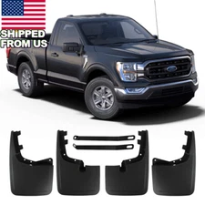 4Pcs Front Rear Reinforce Splash Guards Mud Flaps Fender For Ford F-150 2021-24