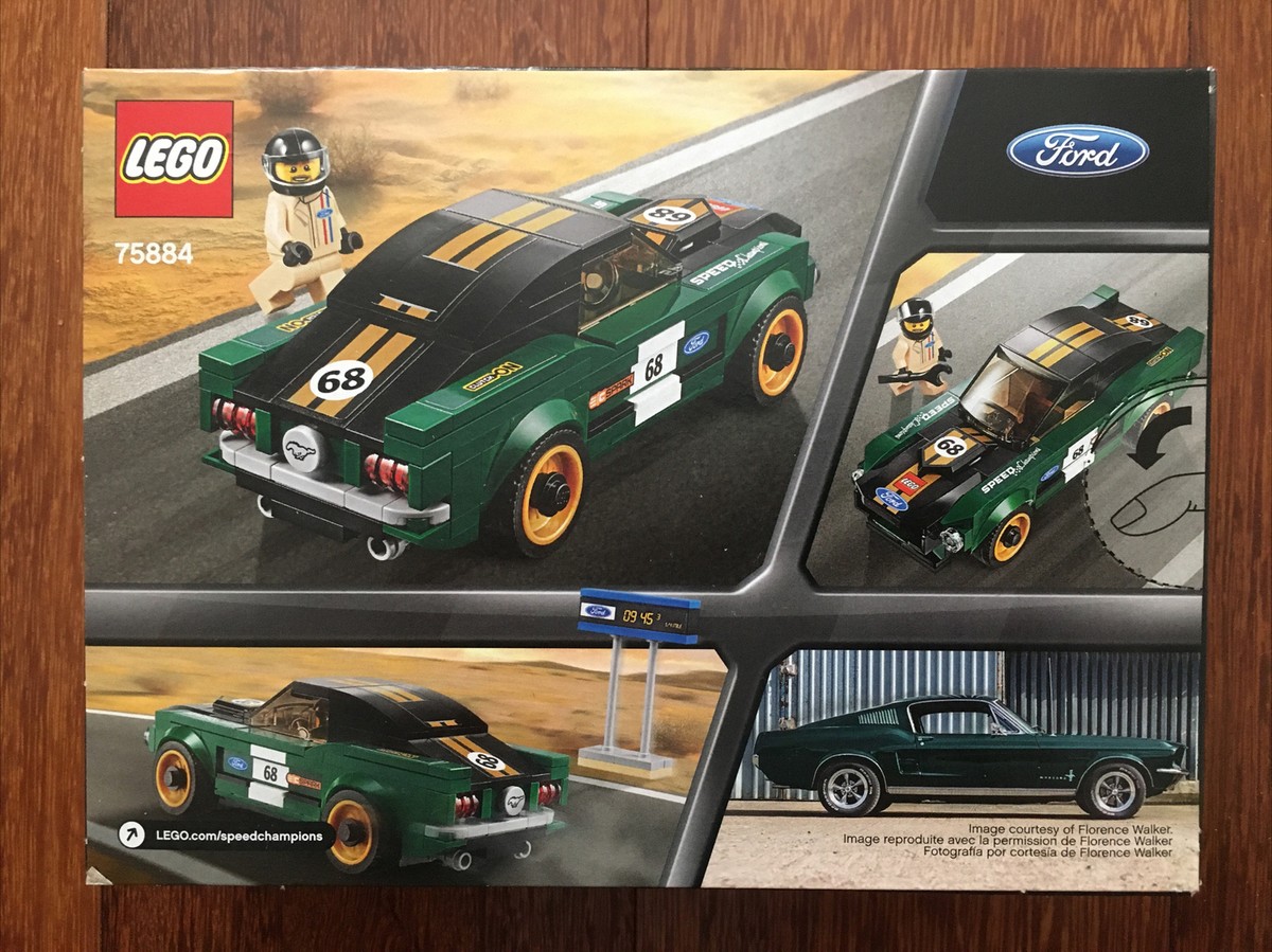 New Sealed LEGO Speed Champions 1968 Ford Mustang Fastback Sports