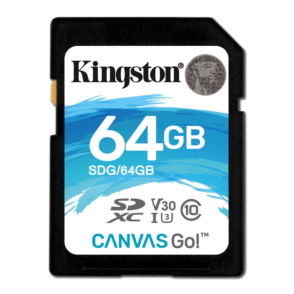 64GB SDXC Kingston Memory Card For Canon LEGRIA HF G40 Video Camera Class 10 4K - Image 2 of 3