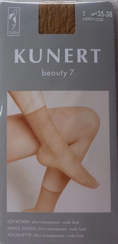 KUNERT Damen Söckchen BEAUTY 7 ideal auch für offene Schuhe 35-38 39-42 Socken - Bild 1 von 1