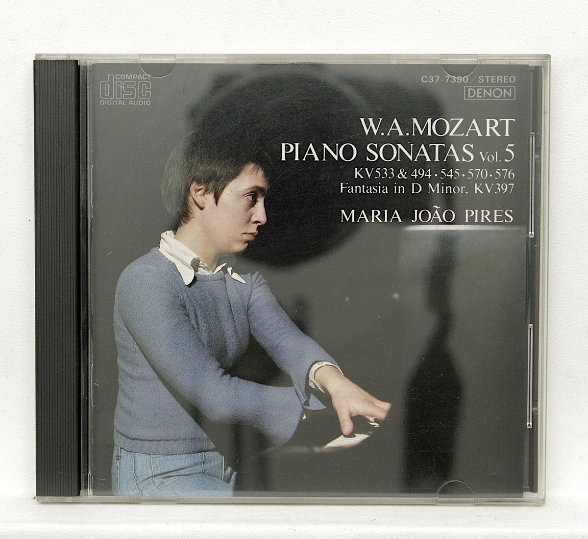 MOZART PIANO SONATA MARIA JOÃO PIRES 5CD MARIA JOAO PIRES ⸺ MOZART The sonatas for piano Vol.5 ⸺ DENON CD