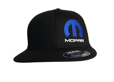 Mopar Hat Mopar Cap Fitted Flexfit Black Embr...