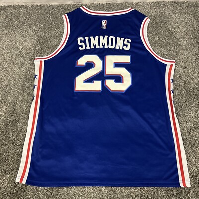 NBA ナイキ シクサーズ StubHub SIMMONS 25 ユニフォーム NBA ナイキ シクサーズ StubHub SIMMONS 25 ユニフォーム - メルカリ