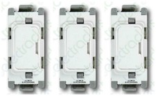 3 x Deta G3542 Grid Fuse Holders 13 Amp (White)