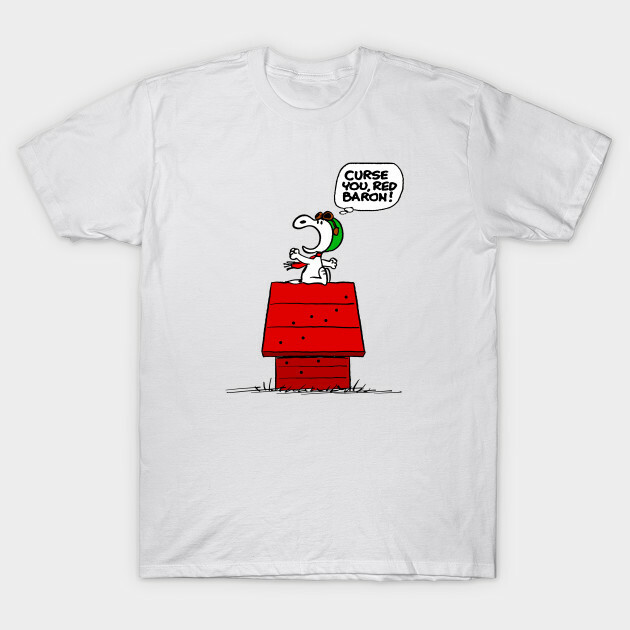 snoopy red baron t shirt