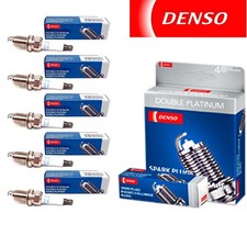 5 pcs Denso Double Platinum Spark Plugs for 2004-2007 VOLVO S60 L5-2.5L