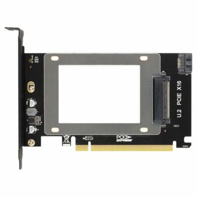 PCI-E Riser 3.0 4X X16 to U.2 SFF-8639 Adapter NVMe PCIe SSD M.2 NGFF