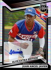 2022 Panini Elite Extra Edition Rookie Auto Juan Angel Javier