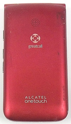 Alcatel OT Jitterbug Flip 4043S - Red ( GreatCall ) 4G LTE OneTouch Smartphone - Picture 5 of 5