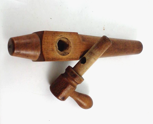 Antique Wooden Barrel Spigot Spout 8.5 inch - Picture 3 of 4