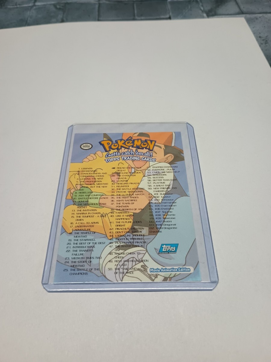 topps pokemon the first movie cards list 1999 - Evolution Get the 1999 Topps Pokemon First Movie Booster Box 1999 Topps Pokemon the First