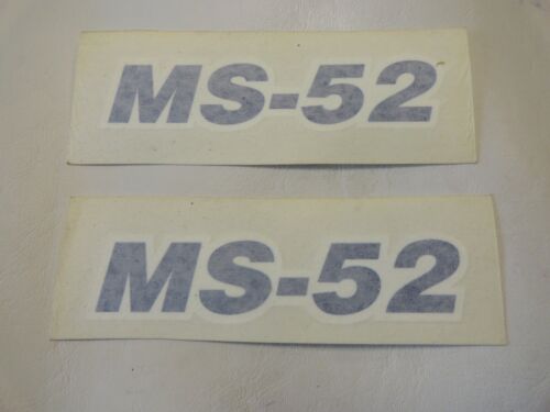 MASTERCRAFT MS-52 BLUE / WHITE DECAL PAIR (2) 4 3/8" X 1" MARINE BOAT - Bild 1 von 2
