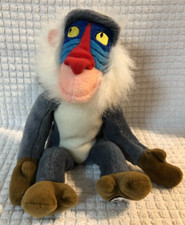 WALT DISNEY WORLD RAFIKI 10 " BEAN BAG PLUSH TOY WITH TAGS LION KING