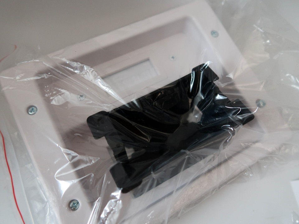 InWall Cable Management Kit / Recessed Outlet / Hide TV Power Cables