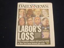 2020 SEPTEMBER 7 NEW YORK DAILY NEWS NEWSPAPER - NYC LABOR LOSSES TO VIRUS