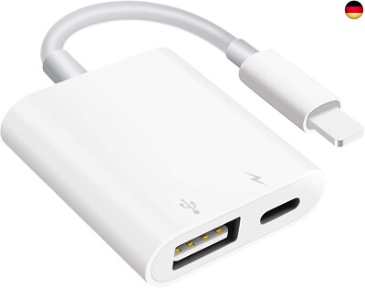 USB Kamera Adapter, USB Buchse OTG Adapter Kompatibel mit Phone, Tragbarer USB