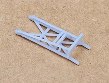 ABS-LIKE RESIN 3D PRINTED 1/64 DRAG CAR WHEELIE BAR ASSEMBLY