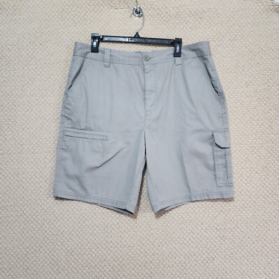 RedHead Cargo Shorts Mens 36 Gray Khaki Hiking Camping Fishing Outdoor #736