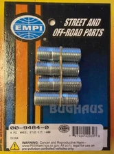VW Beetle Bug Ghia Bus Thing M14 / 1.5 Pitch Wheel Stud Kit - 4 pcs - FREE SHIP!