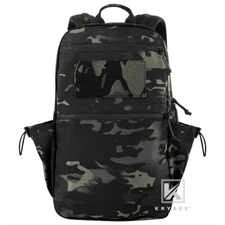 KRYDEX 14L Tactical Daypack Outdoor EDC Backpack Travel Assault Pack Black Camo