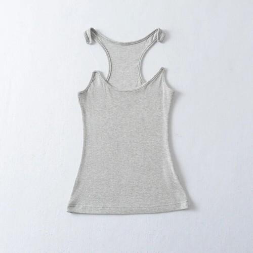 Canotta smanicata da donna Invisible Strap Design Y/Project Ribbed Vest Cami. - Foto 10 di 13
