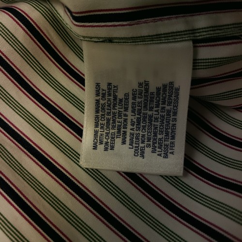 Camisa Ralph Lauren NIÑOS PEQUEÑA 8 Calce Regular Blanca Manga Larga Rayas TOTALMENTE NUEVA - Imagen 12 de 14