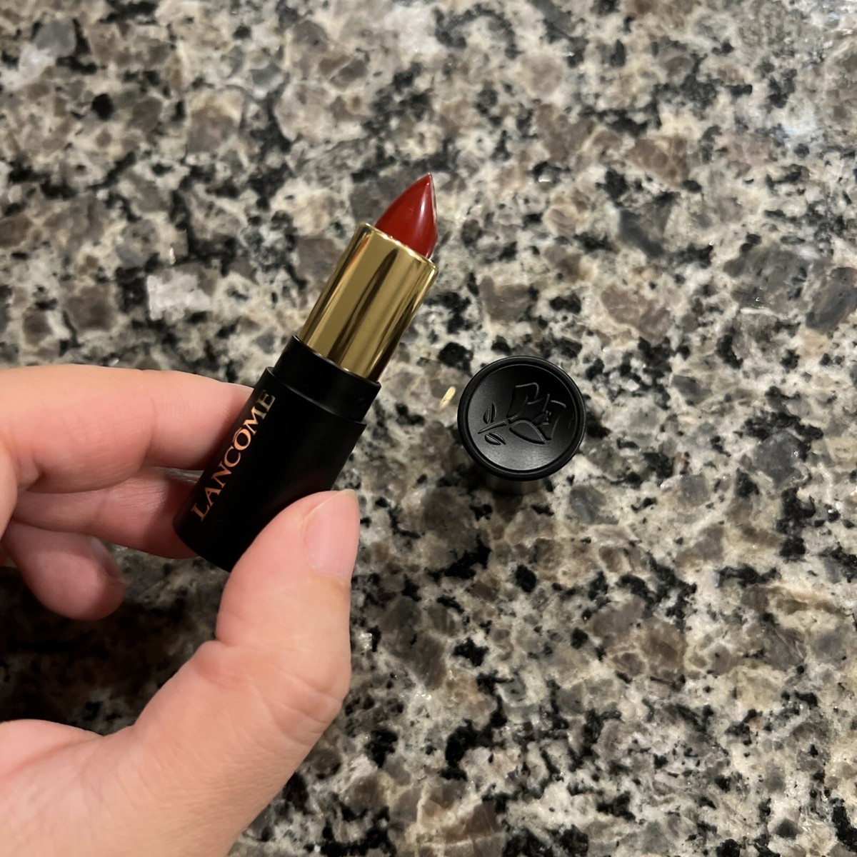 New Lancome L'absolu Rouge Cream lipstick 196 French Touch mini