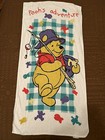 Vintage Winnie the Pooh Gone Fishing Bath Towel 90's Disney — photo 1