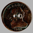 Photo of a 1803-P Half Cent from an eBay listing that sold on Jun 25, 2026