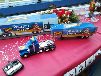 Sattelzug MB Lion Vorsicht Bissig ferngest Werbe Truck Nestle 67 cm Rarität neu