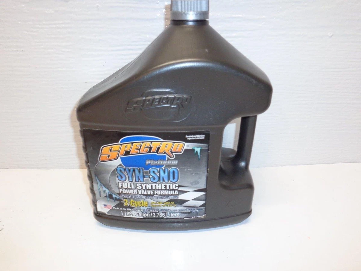 Spectro Syn Sno 2 Stroke Full Synthetic Snowmobile Oil Yamaha 700 600 500 800