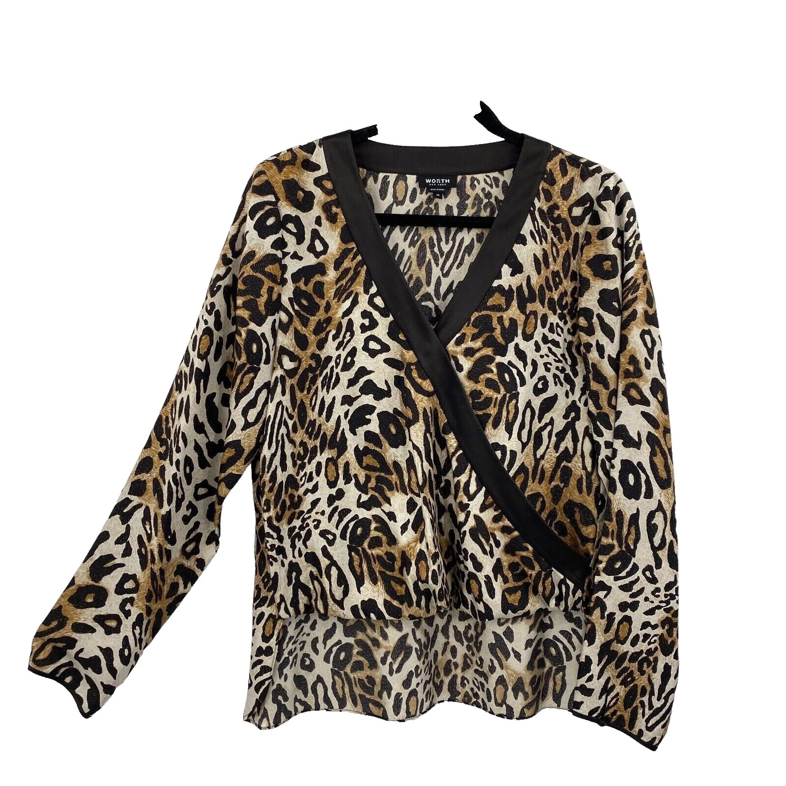 Camisetas Worth Seda Estampado Animal para Mujer