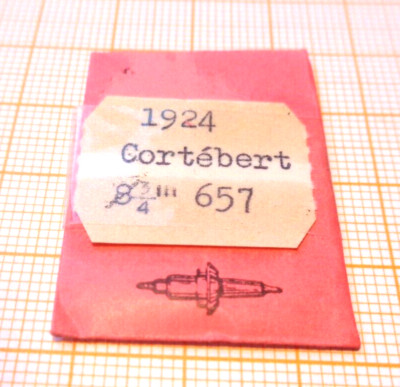 3 Unruhwelle Cortebert 8 3/4´´´ 657 DCN 1924 neuwertig ältere Lagerware