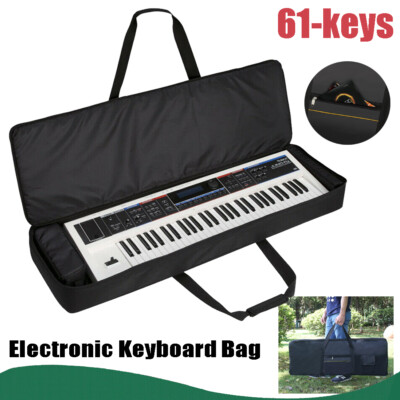 Portable 61 Key Keyboard Electric Piano Padded Case Gig Bag Black 61
