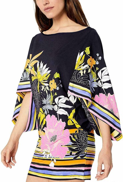 Trina Turk Swimwear Cover up Boat Neck 