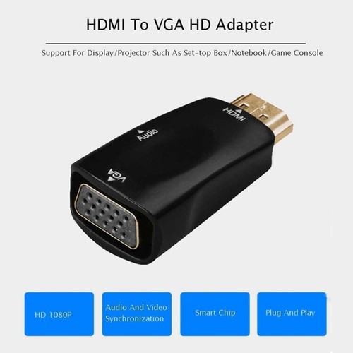 Adaptateur HDMI / VGA + Prise Audio Jack 3.5 mm Noir - HDMI Mâle / VGA Femelle - Bild 4 von 11