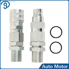 For John Deere 50G 60D 328D 332 333D Hyd.Quick-Connect Coupler KV13884 AT312877