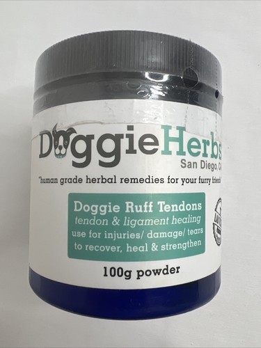 Doggie Herbs Doggie Ruff Tendons and Ligament Supplement Healing 100g Powder